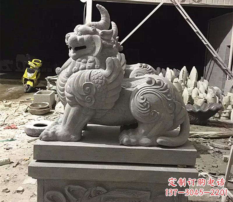 日照獬豸法院门口石雕