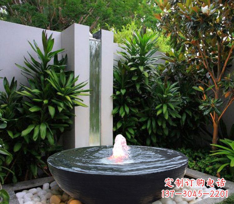日照鱼缸石雕喷泉
