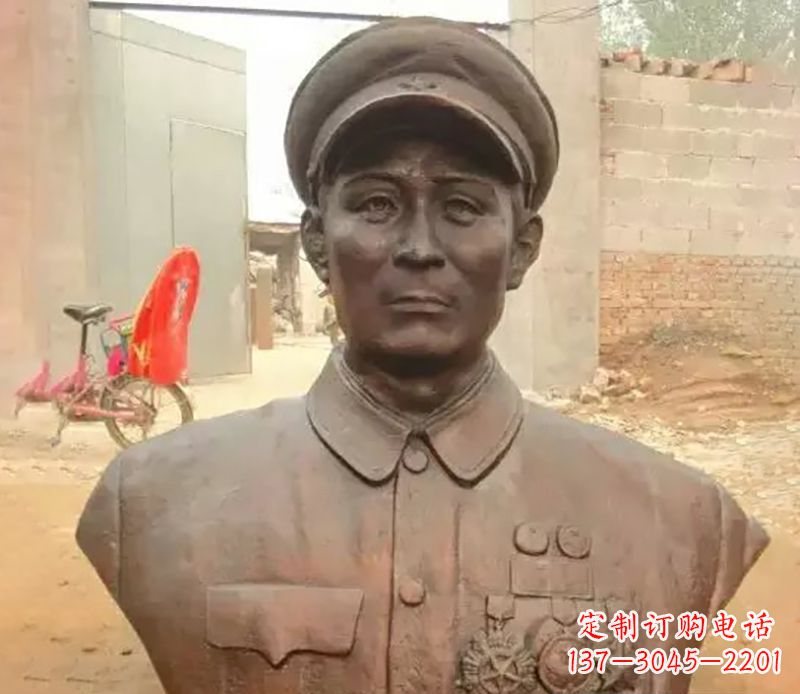 日照元帅名人胸像铜雕