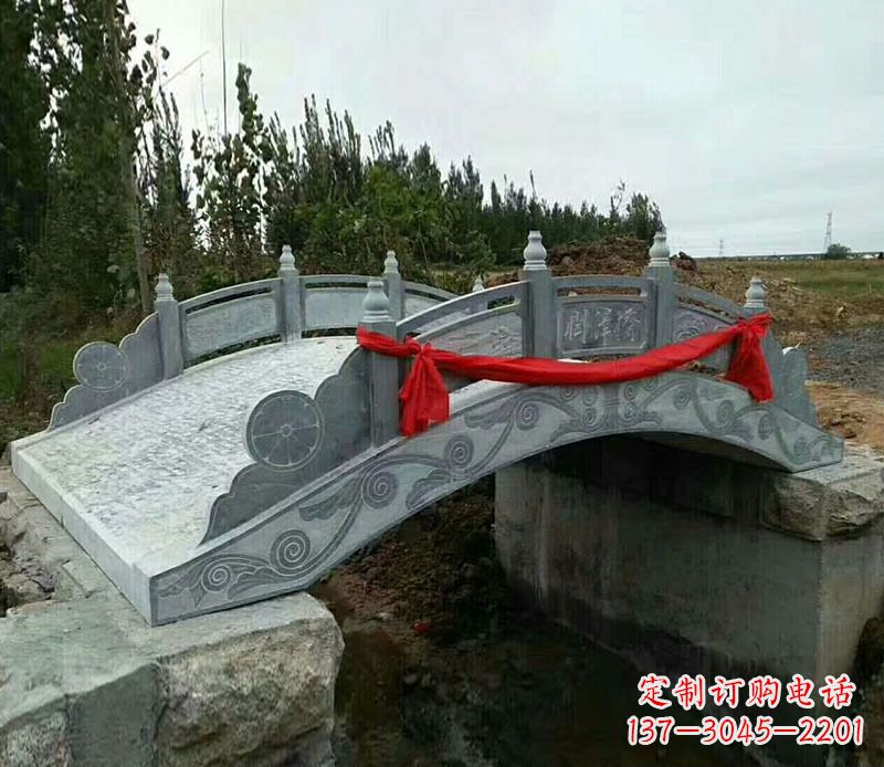 日照园林仿古石拱桥景观雕塑
