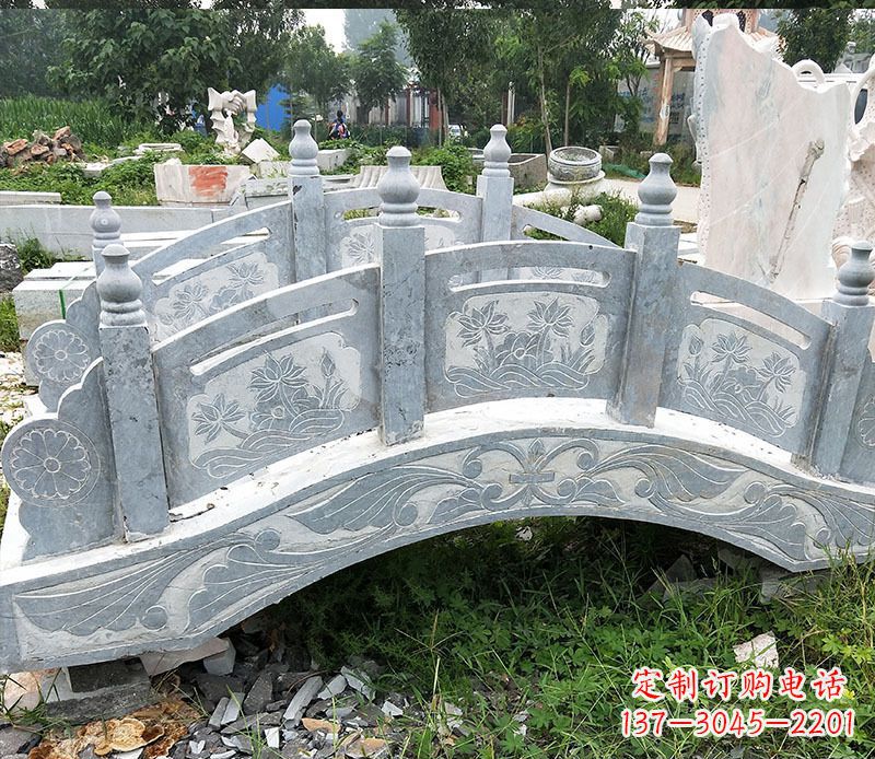 日照园林仿古石拱桥景观石雕 (3)