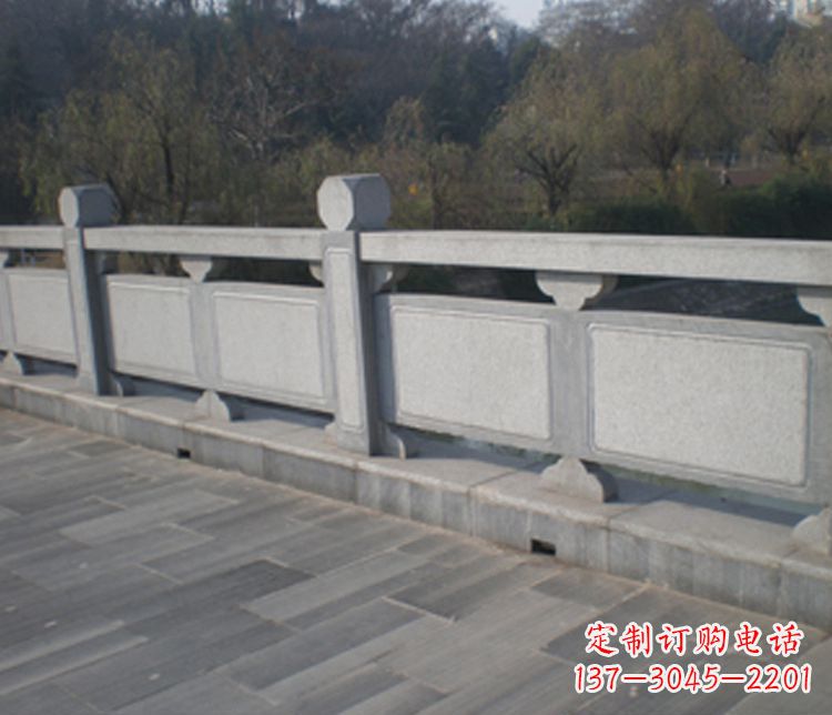 日照园林仿古石栏板景观石雕 (7)