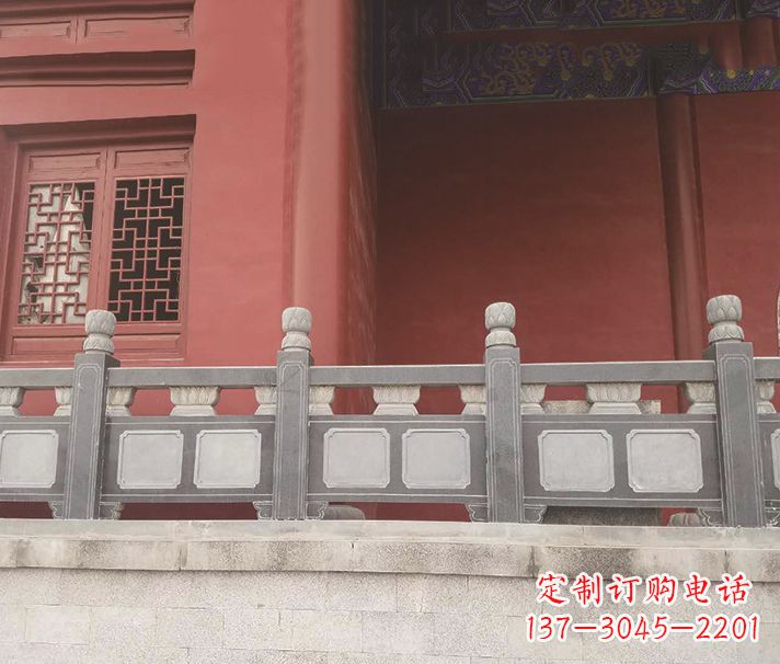 日照园林仿古石栏板景观石雕 (8)
