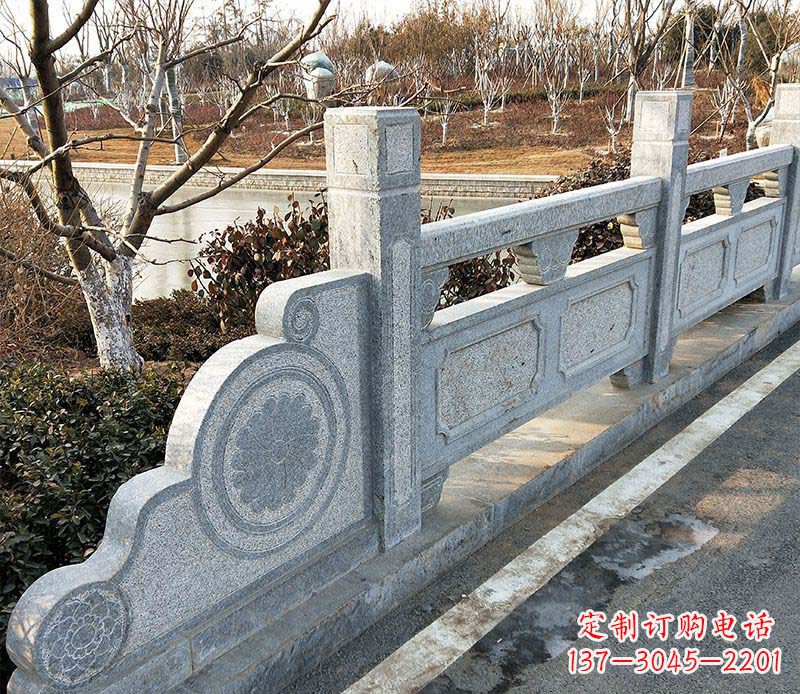 日照园林仿古石栏板景观石雕_1