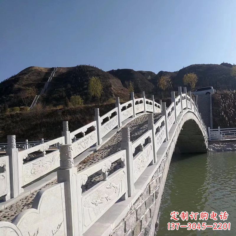 日照园林景点石雕桥栏板