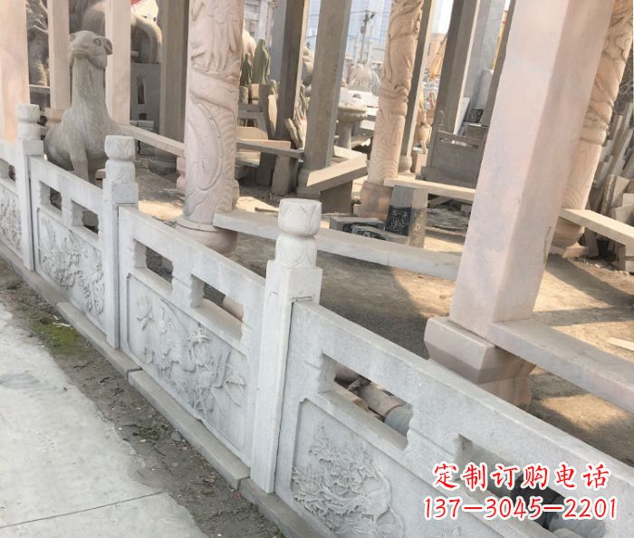 日照园林景观大理石浮雕栏板石雕