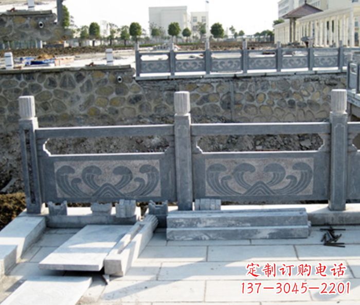 日照园林景观大理石栏板石雕 (11)