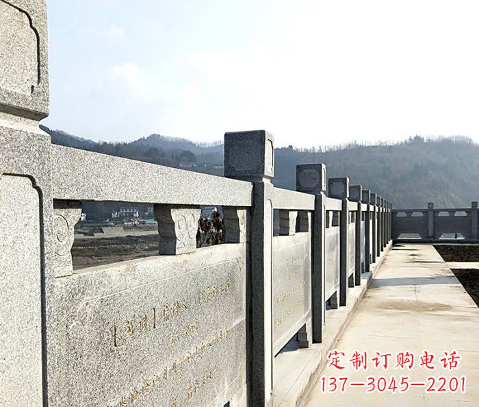 日照园林景观大理石栏板石雕 (14)
