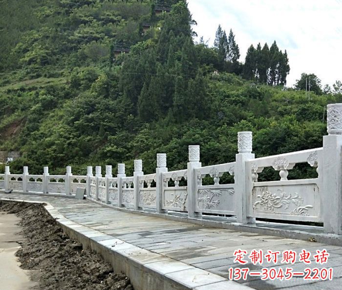 日照园林景观大理石栏板石雕_2