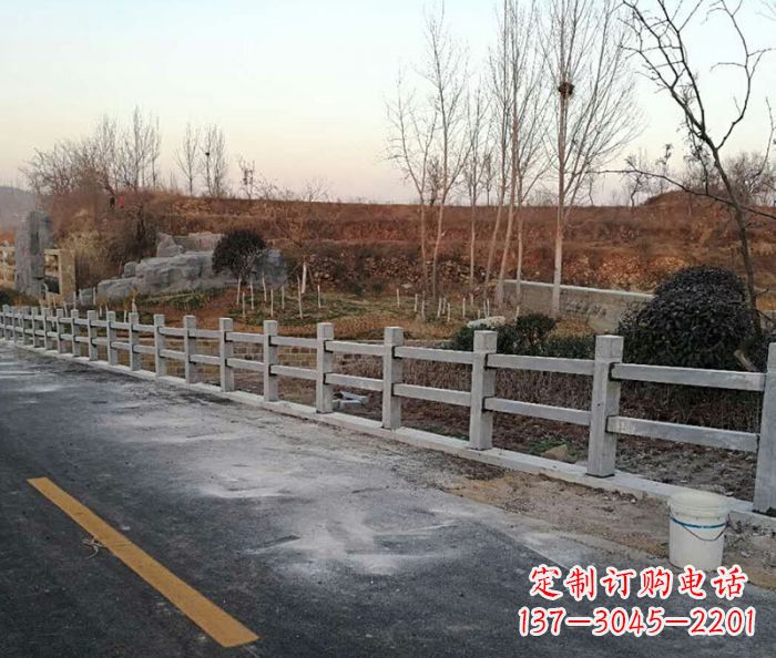日照园林景观大理石栏杆石雕 (2)