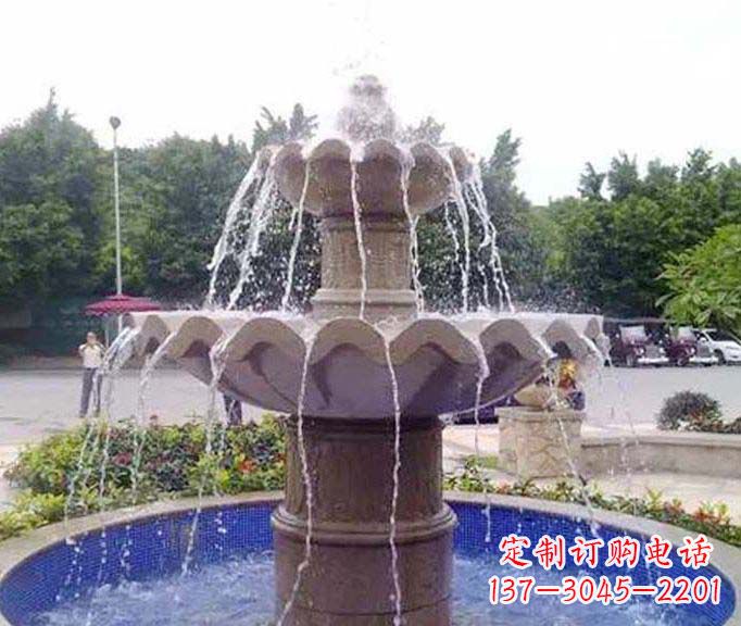 日照园林景观大理石喷泉石雕