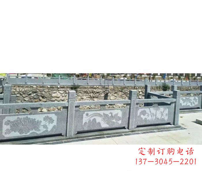 日照园林景观仿古石雕栏板 (5)