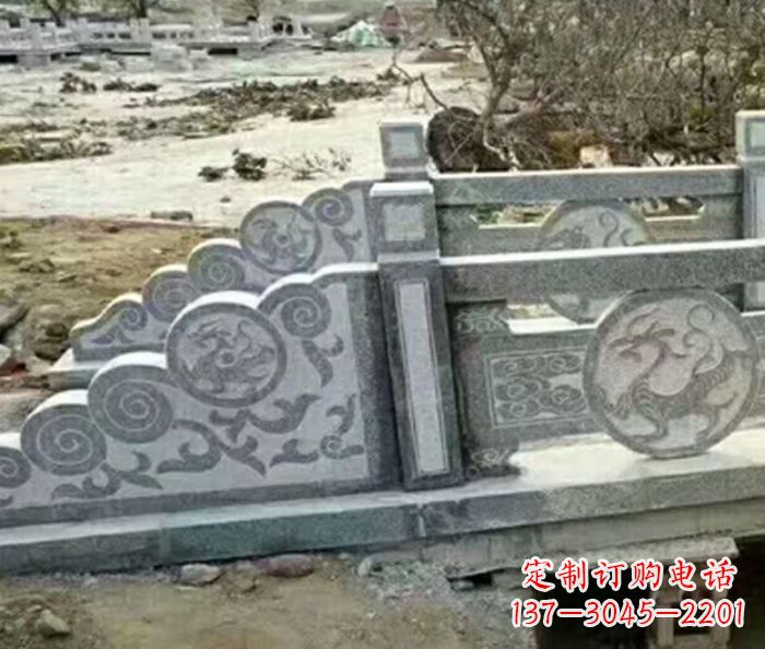 日照园林景观仿古石雕栏板 (10)