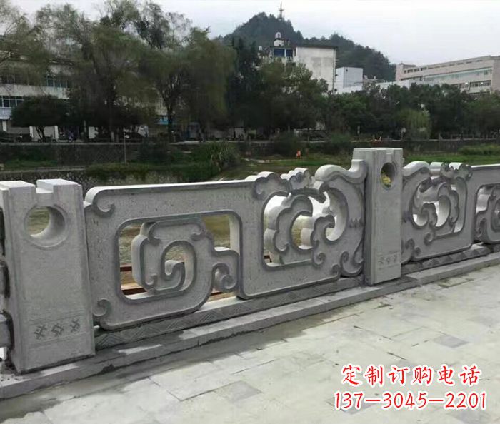 日照园林景观仿古石雕栏板_1