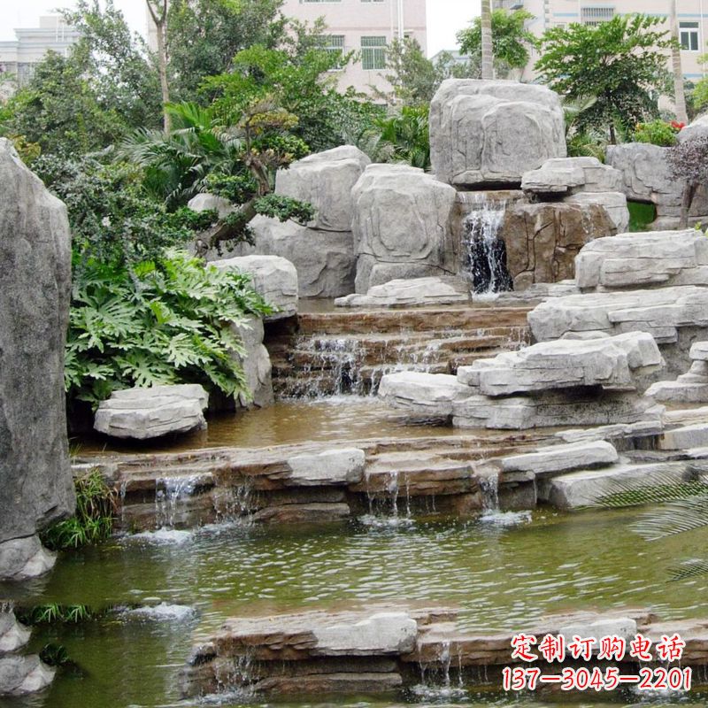 日照园林石头假山流水