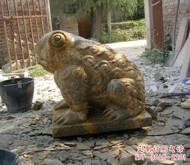日照招财青蛙石雕