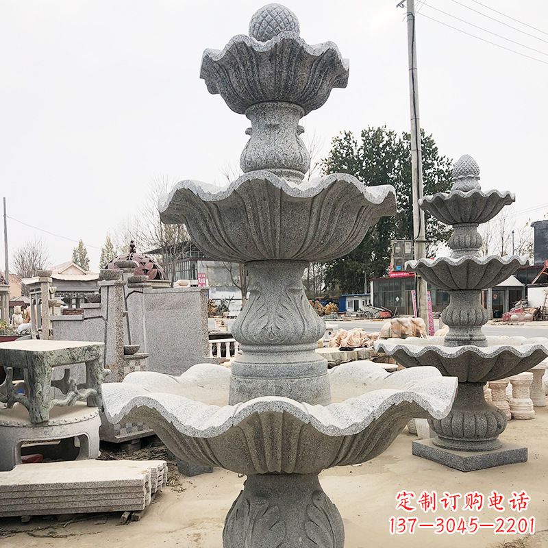 日照自然石雕流水喷泉
